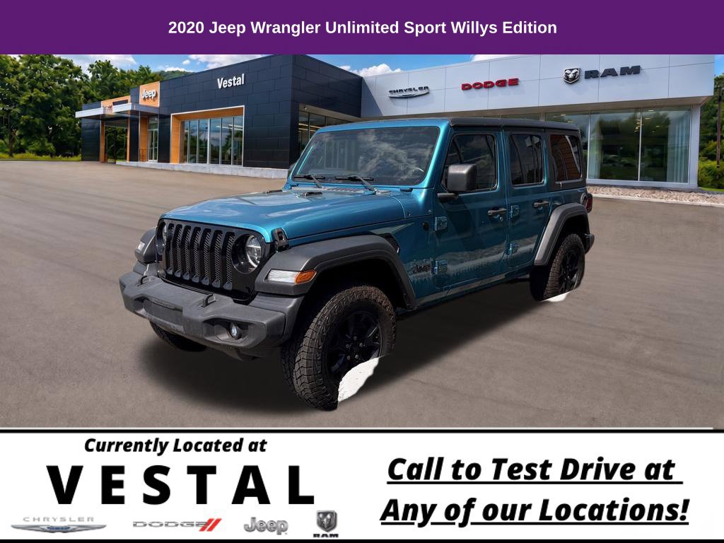 Used 2020 Jeep Wrangler Unlimited Sport AWD/4WD image 4