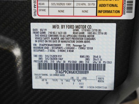 Used 2019 Ford GT RWD image 59