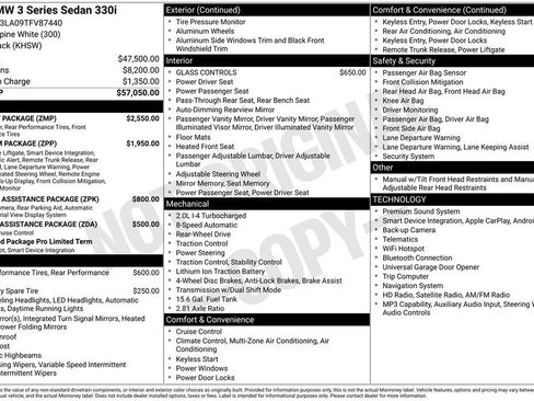 Used 2026 BMW 330i Sedan w/ M Sport Package RWD image 6