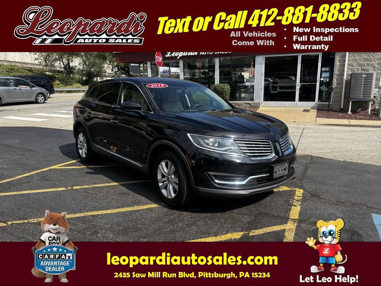 Used 2018 Lincoln MKX Premiere AWD/4WD image 1