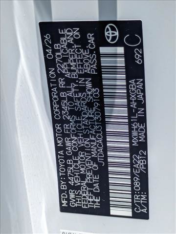 New 2026 Toyota Prius Plug-In Hybrid FWD image 16