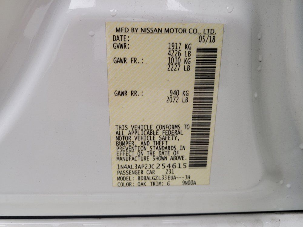 Used 2018 Nissan Altima 2.5 S w/ S Convenience Package FWD image 33