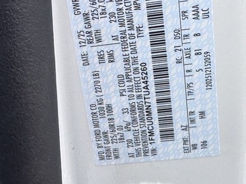 New 2026 Ford Escape ST-Line w/ Tech Pack #1 image 44