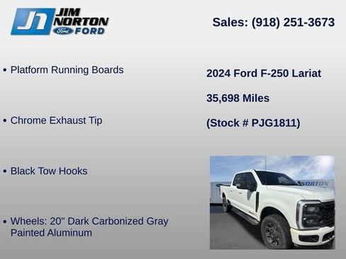 Used 2024 Ford F250 Lariat w/ Sport Appearance Package AWD/4WD image 16