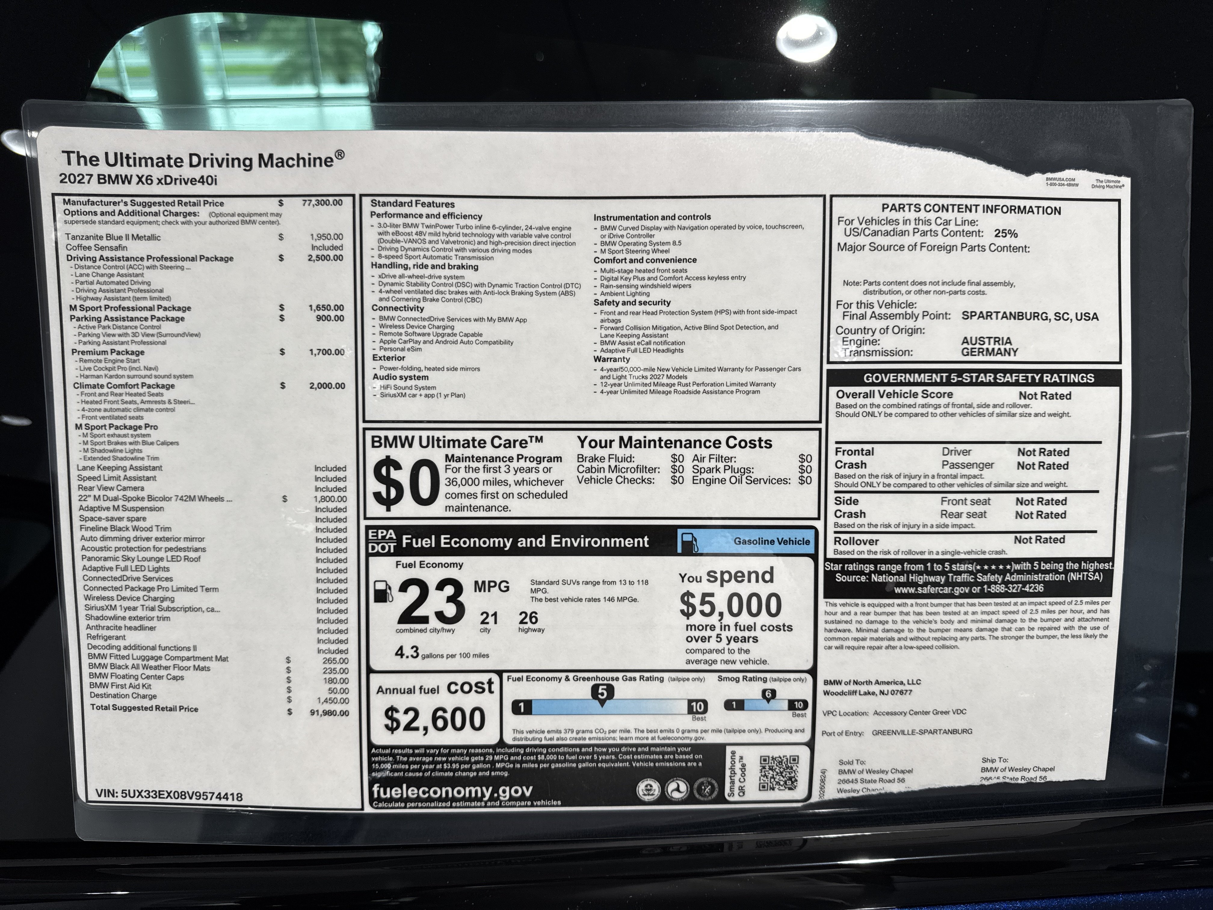 New 2027 BMW X6 xDrive40i AWD/4WD image 26