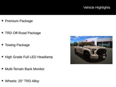 Used 2025 Toyota Tundra Limited w/ TRD Off-Road Package AWD/4WD image 3