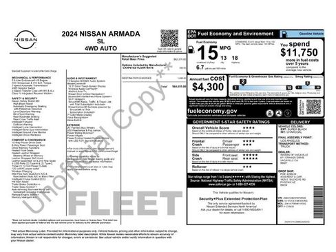 Used 2024 Nissan Armada SL image 38
