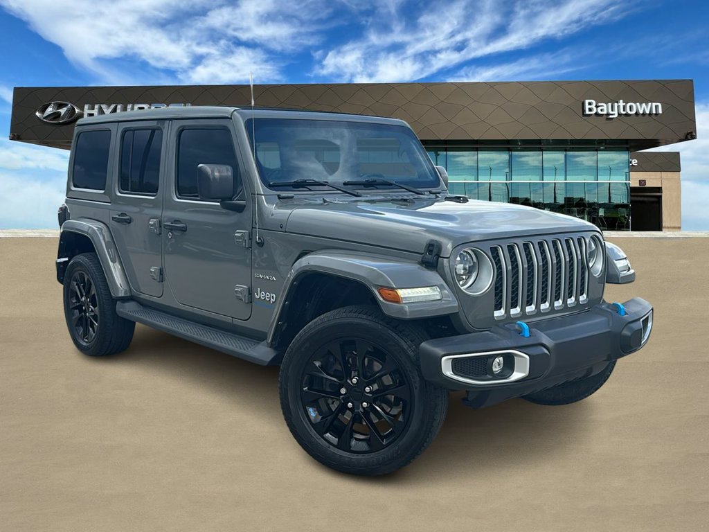 Used 2023 Jeep Wrangler Unlimited Sahara w/ Cold Weather Group AWD/4WD image 1