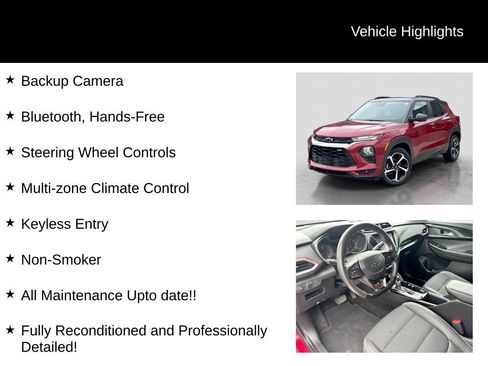 Used 2021 Chevrolet TrailBlazer RS w/ Convenience Package FWD image 17