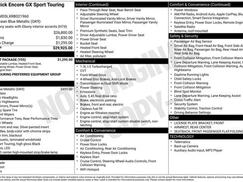 Certified 2024 Buick Encore GX Sport Touring w/ Comfort Package image 4