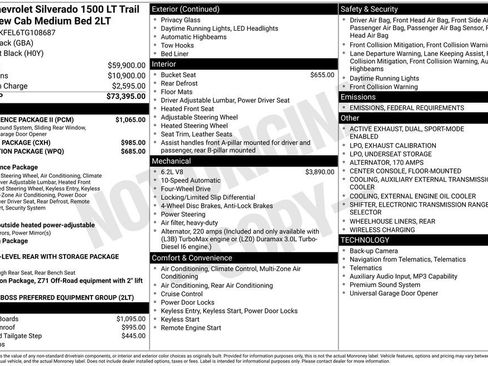 New 2026 Chevrolet Silverado 1500 LT Trail Boss w/ Convenience Package II image 10