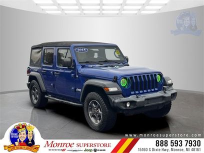 Certified 2018 Jeep Wrangler Unlimited Sport S