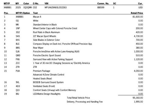 New 2025 Porsche Macan 4 Electric image 39