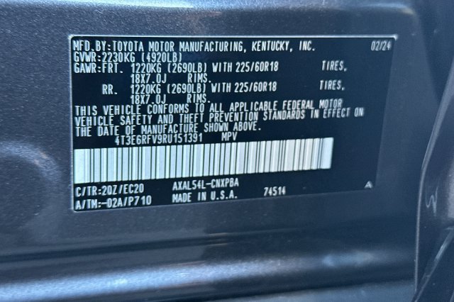 Certified 2024 Toyota RAV4 XSE w/ Advanced Technology Package AWD/4WD image 34