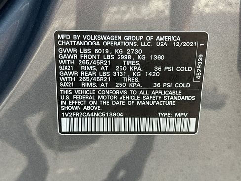 Used 2022 Volkswagen Atlas SEL Premium AWD/4WD image 30