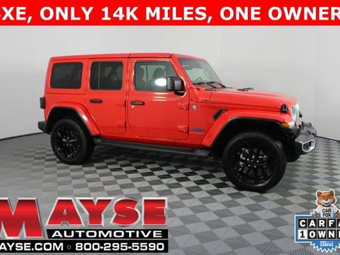 Used 2025 Jeep Wrangler Sahara 4xe image 1