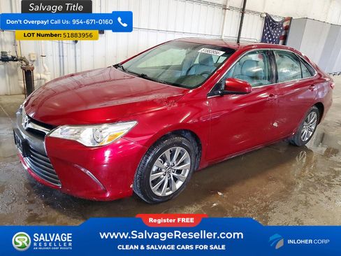 Used 2017 Toyota Camry XLE w/ Moonroof Package FWD image 1