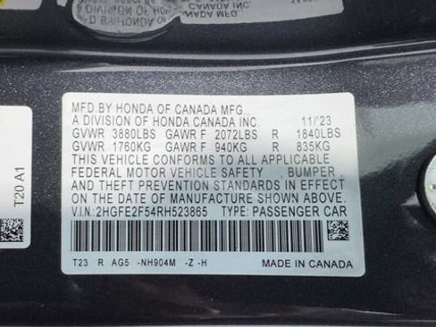 Used 2024 Honda Civic Sport image 34