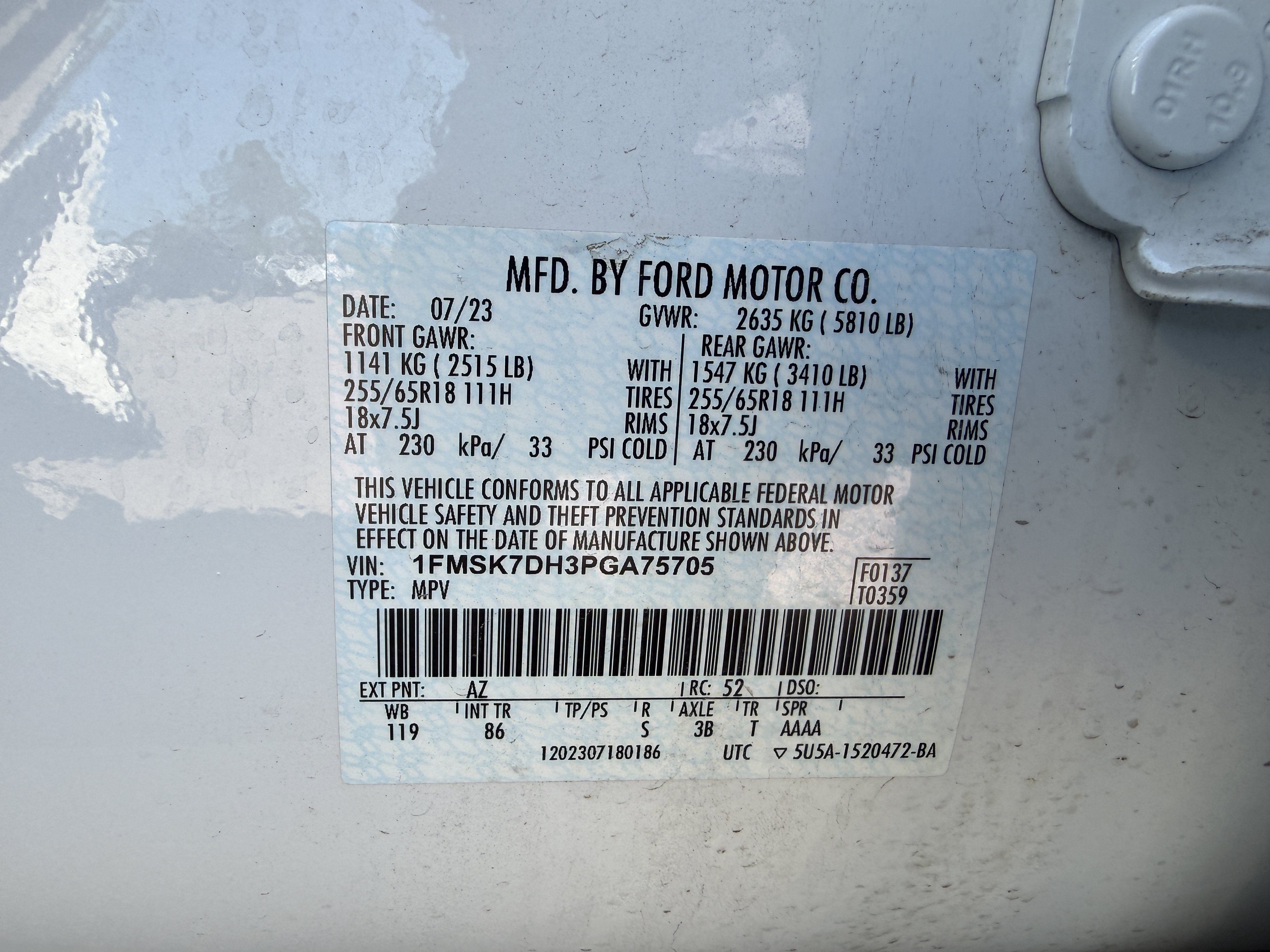 Used 2023 Ford Explorer XLT RWD image 5