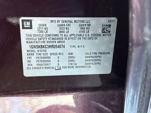 Used 2017 Chevrolet Tahoe LT w/ LT Signature Package image 24