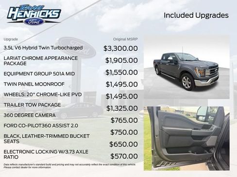 Used 2022 Ford F150 Lariat AWD/4WD image 7