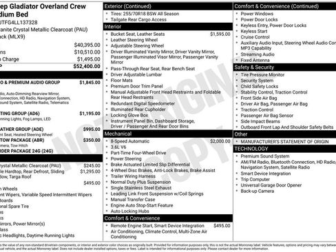 Used 2020 Jeep Gladiator Overland image 25