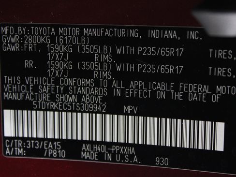 Used 2026 Toyota Sienna XLE FWD image 43