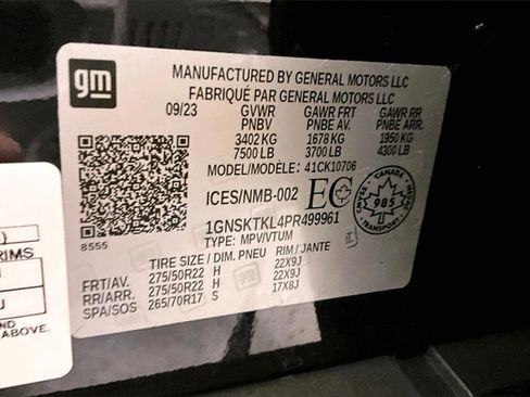 Used 2023 Chevrolet Tahoe High Country image 36