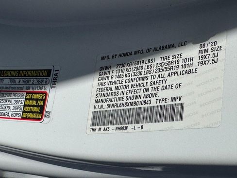 Used 2021 Honda Odyssey Touring image 27
