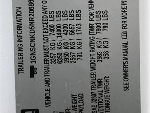 Used 2022 Chevrolet Tahoe LT w/ Luxury Package image 7