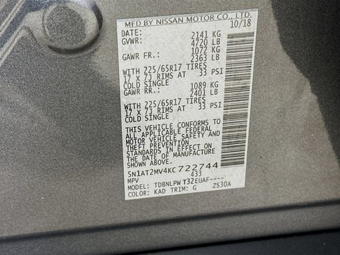 Used 2019 Nissan Rogue S w/ Special Edition Package AWD/4WD image 44