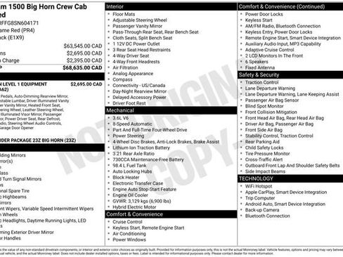 Used 2025 RAM 1500 Big Horn AWD/4WD image 10