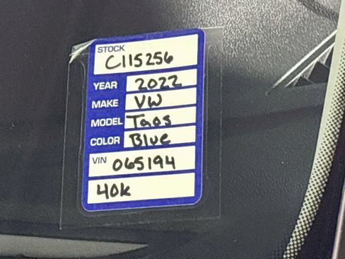 Certified 2022 Volkswagen Taos SEL AWD/4WD image 27