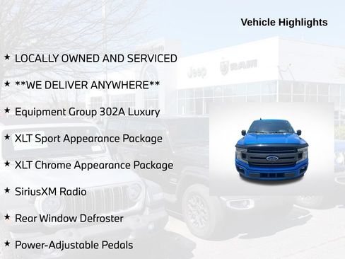 Used 2019 Ford F150 XLT w/ Equipment Group 302A Luxury RWD image 5