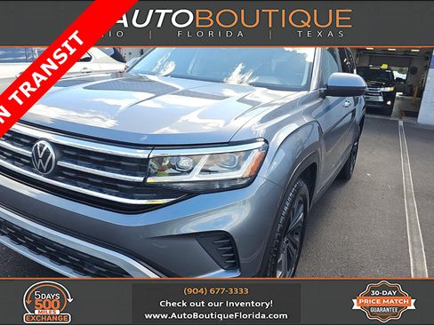 Used 2021 Volkswagen Atlas SE w/ Towing Package FWD image 1