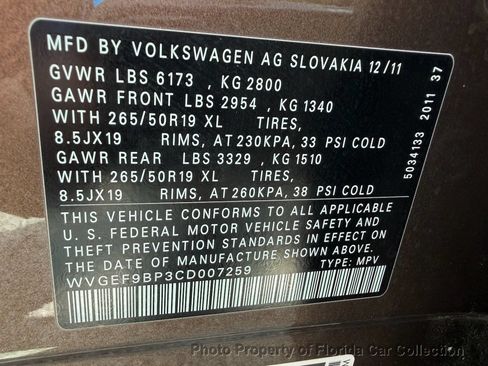 Used 2012 Volkswagen Touareg VR6 AWD/4WD image 83