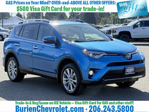 Used 2017 Toyota RAV4 Limited w/ All Weather Liner Package AWD/4WD image 7