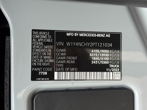 Used 2023 Mercedes-Benz Sprinter 2500 w/ Acoustic Package image 35