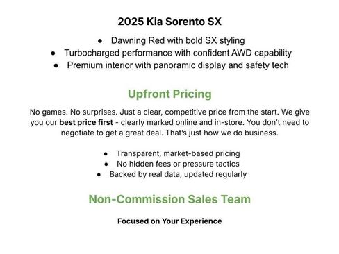 Used 2025 Kia Sorento SX FWD image 3