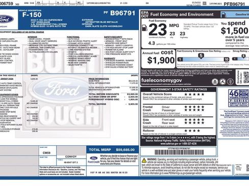 Used 2023 Ford F150 XLT w/ Equipment Group 302A High image 42