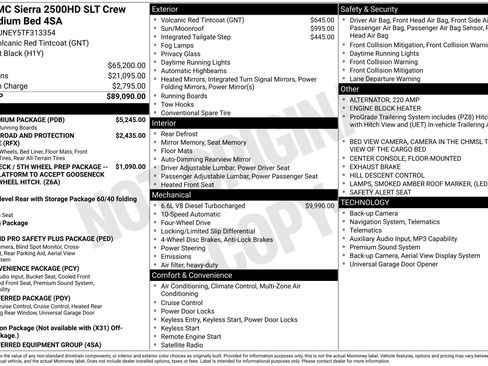 New 2026 GMC Sierra 2500 SLT w/ SLT Premium Package AWD/4WD image 45