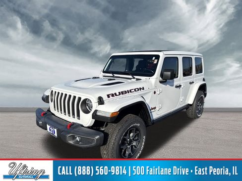 Used 2021 Jeep Wrangler Unlimited Rubicon w/ Uconnect 4C Nav & Sound Group image 1