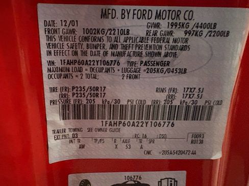 Used 2002 Ford Thunderbird Deluxe image 27