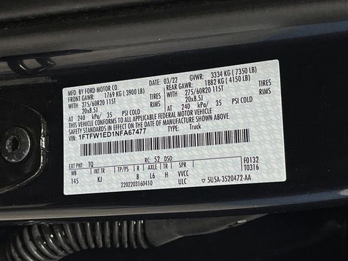 Used 2022 Ford F150 King Ranch w/ Equipment Group 601A High image 50