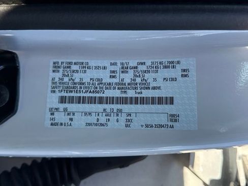 Used 2018 Ford F150 Platinum w/ Equipment Group 701A Luxury image 27