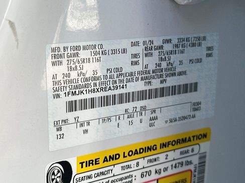 Used 2024 Ford Expedition Max XLT image 30