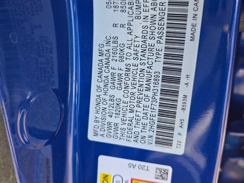 Used 2023 Honda Civic EX image 36