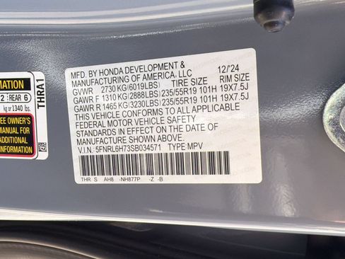 Used 2025 Honda Odyssey Sport-L image 19