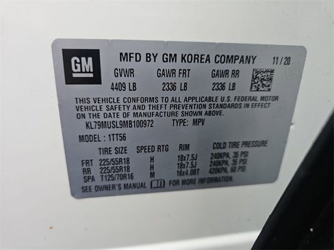 Used 2021 Chevrolet TrailBlazer RS w/ Sun and Liftgate Package image 34