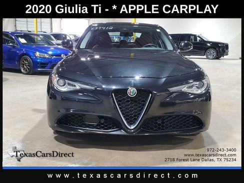 Used 2020 Alfa Romeo Giulia Ti w/ Active Blind Spot Package image 2
